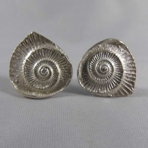 Ammonite cufflinks